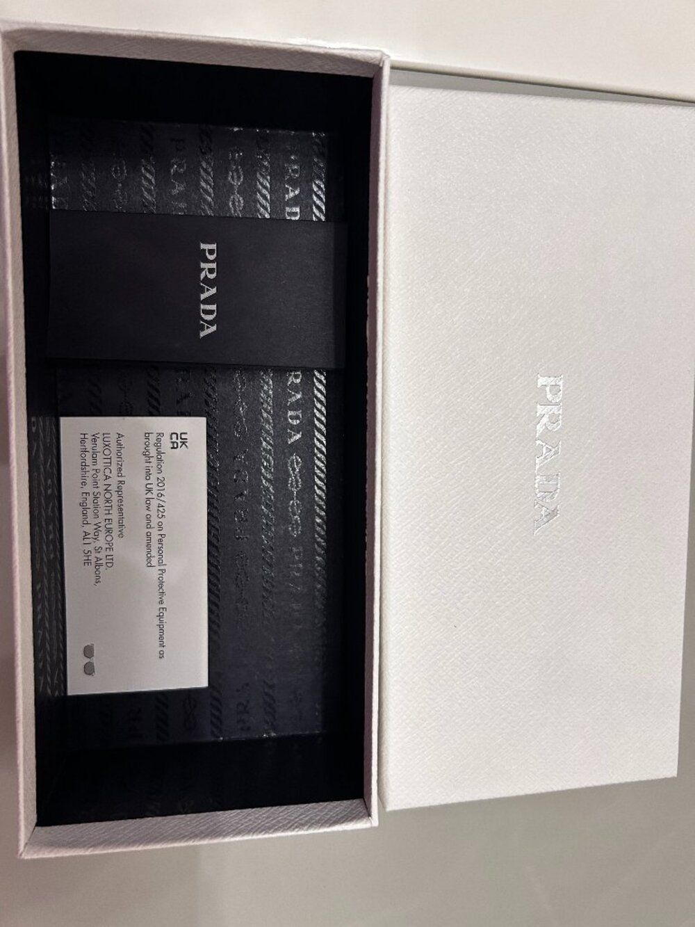 prada white box (just the box)